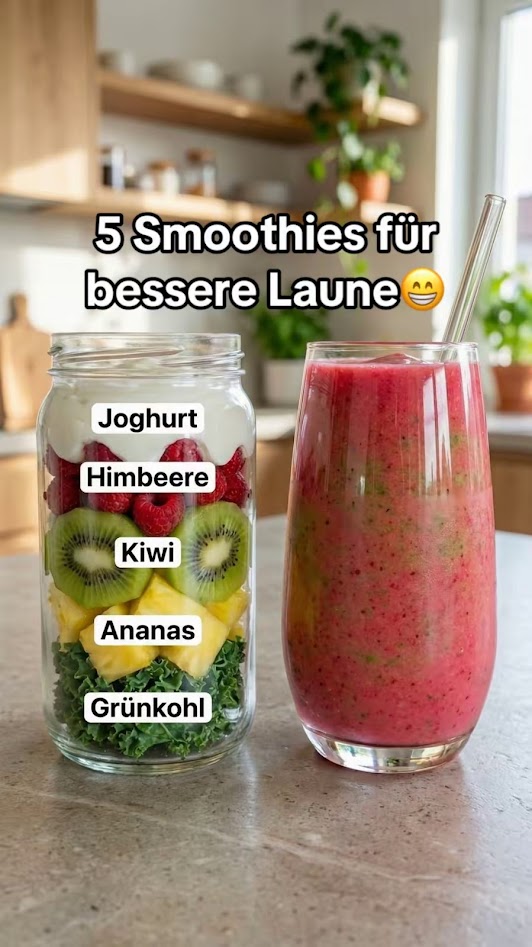 5 Smoothies für bessere Laune