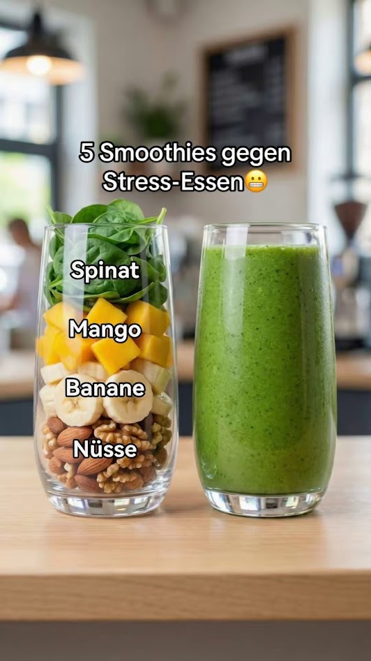 5 Smoothies gegen Stress-Essen
