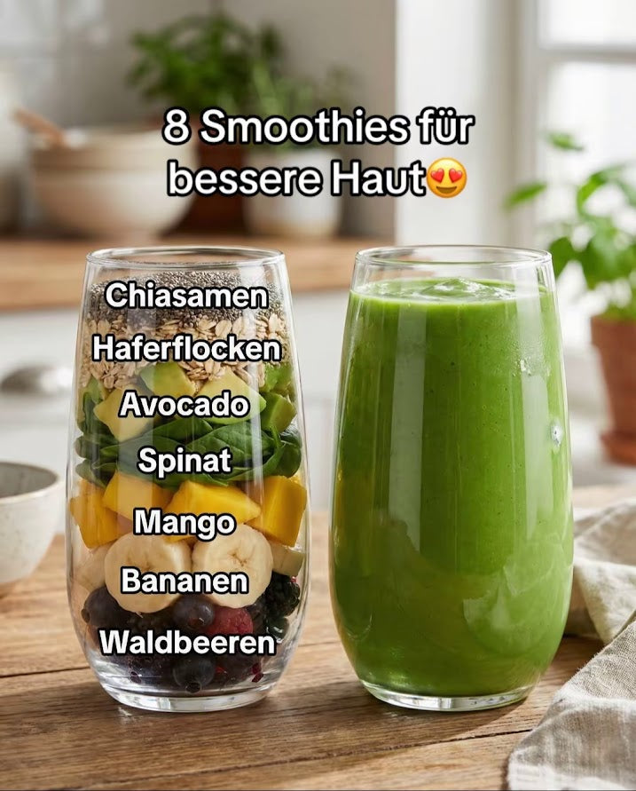 8 Smoothies für bessere Haut
